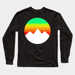 Mountains Sunset Long Sleeve T-Shirt